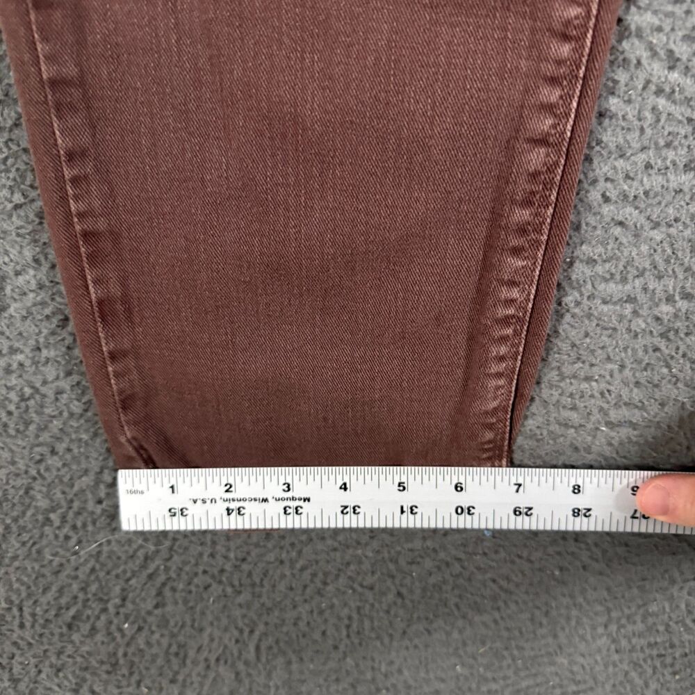 Mott & Bow Jeans Mens 33x32 Brown Slim Fit Stretch Denim Pants Casual - Picture 8 of 16